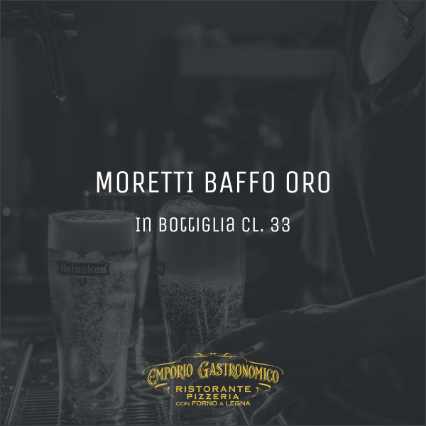 Birra Moretti Baffo Oro