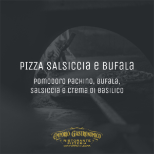 Pizza Salsiccia e Bufala